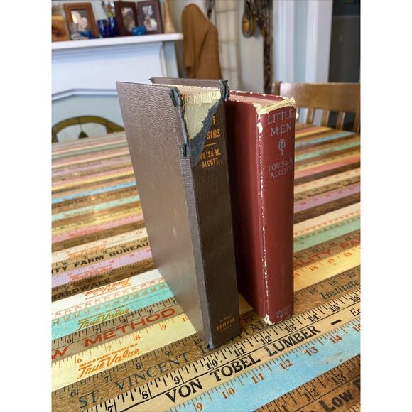 Eight Cousins HC Book Louisa May Alcott VINTAGE 1940 Little Men 1913 - Picture 2 of 16